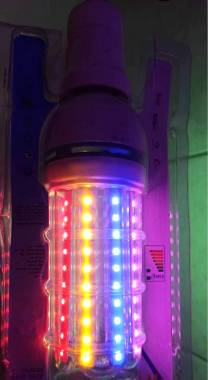 Led Λάμπα E27 AC85-265V 6000k 16w StarWin με 8 Διαφορετικά Χρώματα