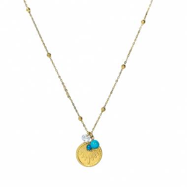 Γυναικείο Ατσάλινο Κολιέ Με Ματάκι – Women’s Steel Necklace