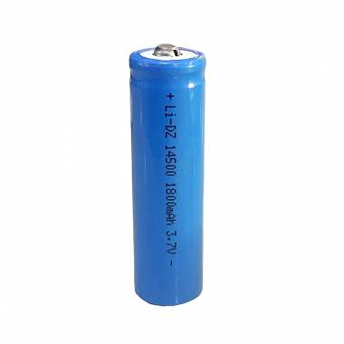 Επαναφορτιζόμενη μπαταρία τύπου Li-DZ 14500 3.7V 1800mAH