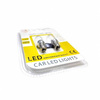 EJC Λάμπες Αυτοκινήτου BA9S-3 SMD 12v 2τμχ ψυχρό φως - LED light