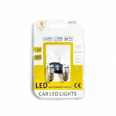 EJC Λάμπες Αυτοκινήτου BA9S-3 SMD 12v 2τμχ ψυχρό φως - LED light