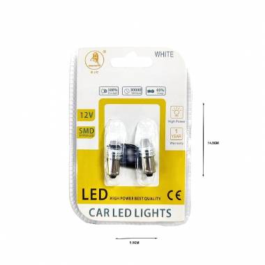 EJC Λάμπες Αυτοκινήτου BA9S-3 SMD 12v 2τμχ ψυχρό φως - LED light