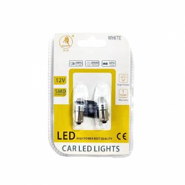 EJC Λάμπες Αυτοκινήτου BA9S-3 SMD 12v 2τμχ ψυχρό φως - LED light