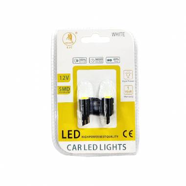 EJC Λάμπες Αυτοκινήτου T10-4LED SMD LED 12v 2τμχ ψυχρό φως - LED light