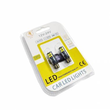 EJC Λάμπες Αυτοκινήτου T10-10 SMD 12v 2τμχ ψυχρό φως - LED light