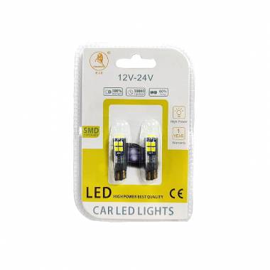 EJC Λάμπες Αυτοκινήτου T10-10 SMD 12v 2τμχ ψυχρό φως - LED light