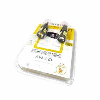 EJC Λάμπες Αυτοκινήτου T15-3030-27SMD 12V-24 2τμχ ψυχρό φως – LED light