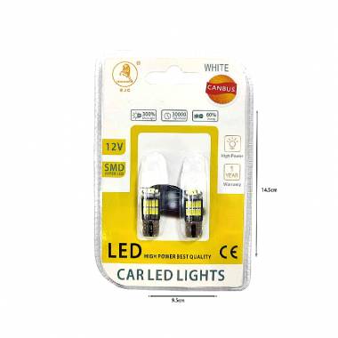 EJC Λάμπες Αυτοκινήτου Canbus T10-4014-26-6Led 12V 2τμχ ψυχρό φως – LED light