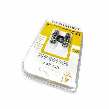 EJC Λάμπες Αυτοκινήτου 2016-15Led 12V-24 2τμχ ψυχρό φως – LED light