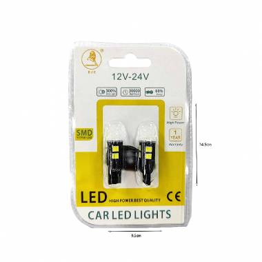 EJC Λάμπες Αυτοκινήτου T10-4014-30SMD 12V-24 2τμχ ψυχρό φως – LED light