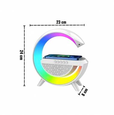 Ηχείο Bluetooth 5W με Ραδιόφωνο BT2301 - LED Wireless Charging Speaker