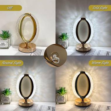 Επιτραπέζιο Φωτιστικό με USB - USB Star-eye atmosphere melon seed lamp Model:8204