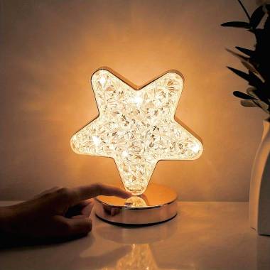 Επιτραπέζιο Φωτιστικό Αστέρι με USB 700K-6500K - USB Highlight three gear lamp Model:8207