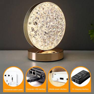 Επιτραπέζιο Φωτιστικό με USB 700K-6500K - USB Highlight three gear lamp Model:8210