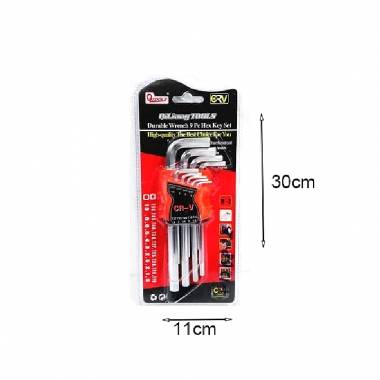 QiLiang-Tools Σετ με 9 Κλειδιά Άλλεν - Εργαλεία Allen - Durable Wrench 9pc Hex Key Set