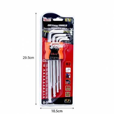 Σετ με 9 Κλειδιά Άλλεν – Εργαλεία Allen QiLiang-Tools - Durable Wrench 9pc Hex Key Set
