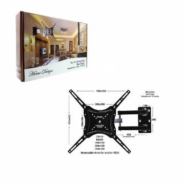 Universal Βάση τηλεόρασης τοίχου 14"-55" έως 50kg HDL-117B-2 - Universal plasma wall mount