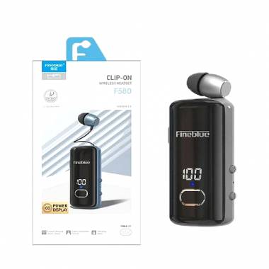 Fineblue F580 In-ear Bluetooth Handsfree Ακουστικό - Clip-On Wireless headset
