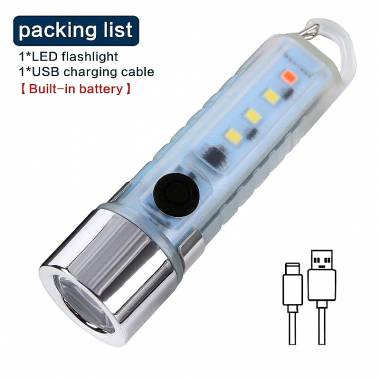 Επαναφορτιζόμενος Φακός LED ZJ-012 - Multifunctional LED Flashlight