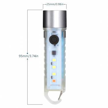 Επαναφορτιζόμενος Φακός LED ZJ-012 - Multifunctional LED Flashlight
