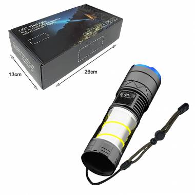 Επαναφορτιζόμενος Φακός LED USB 5021A - Multi-functional Powerful Flashlight Series