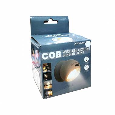 Φωτιστικό Νυκτός με Αισθητήρα Κίνησης - COB Wireless Motion Sensor Light