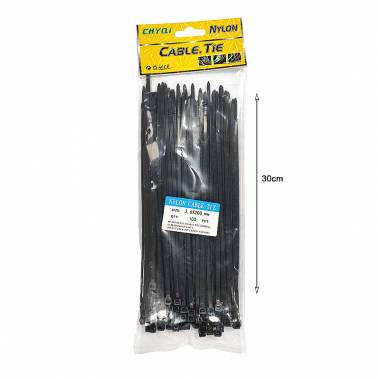 Chyqi Nylon Δεματικά Καλωδίων/ Ταϊράπ 3.6x200mm 100τμχ - Cable ties 100pcs