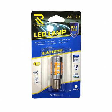 Rchang Λάμπα αυτοκινήτου Canbus 12V T10 6500K ART:1011 - Auto Car LED Lamp