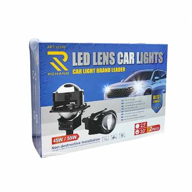Rchang Προβολείς Αυτοκινήτου 3.0" 6500Κ 45W/55W ART:15200 2τμχ - LED Lens Car Lights 2pcs