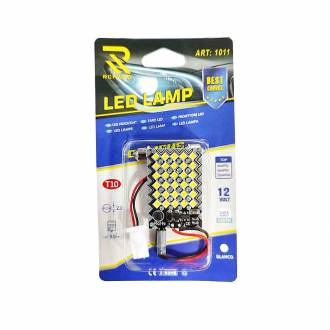 Rchang LED λάμπα αυτοκινήτου 12V 6500K T10 30SMD-3030 3.7W Λευκό Φως ART:1011 - Led Lamp