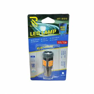 Rchang Λάμπα Αυτοκινήτου Φλας Κίτρινο Canbus 12V S25/T20 W1015 - Led Lamp