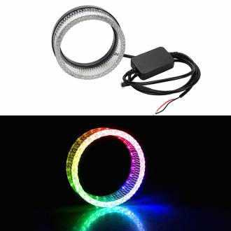 LED φωτιζόμενη στεφάνη αυτοκινήτου Angel Eyes 3"  με εναλλαγή χρωμάτων– LED Car angel eyes