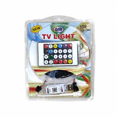 Ταινία Led για τηλεόραση RGB USB 3Μ - TV light