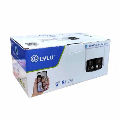 Lylu IP Κάμερα ασφαλείας 5.0MP - Dual Lens Wide View IP WIFI Smart Camera 5.0MP Ai