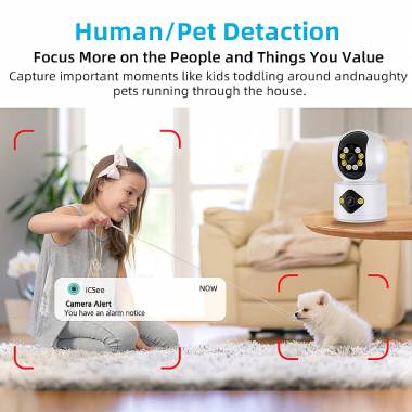 Lylu Διπλή Κάμερα Παρακολούθησης IP Wi-Fi - Security Smart Camera