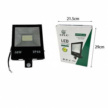 Lylu LED προβολέας με ανιχνευτή κίνησης IP66 50W - LED flood light
