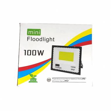 Mini Προβολέας IP66 Ισχύος 100W Ψυχρό φως – LED flood light