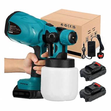 Πιστόλι Βαφής με 2 Μπαταρίες 28V - Professional Power Tools Portable Spray Gun Li-ion