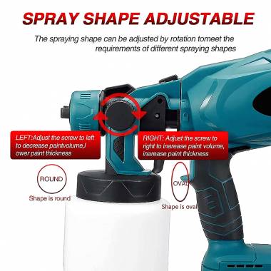 Πιστόλι Βαφής με 2 Μπαταρίες 28V - Professional Power Tools Portable Spray Gun Li-ion