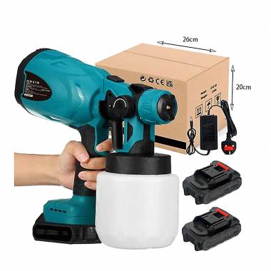 Πιστόλι Βαφής με 2 Μπαταρίες 28V - Professional Power Tools Portable Spray Gun Li-ion