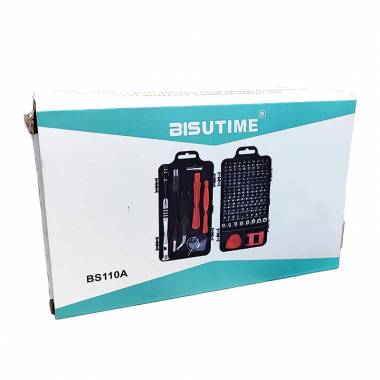 Bisutime BS110A Σετ κατσαβιδιών με μύτες - 110 in 1 screwdriver combination set