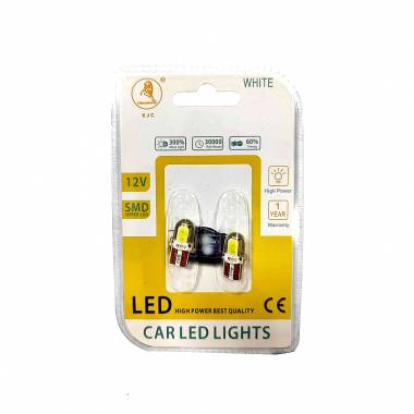 EJC Λάμπες Αυτοκινήτου T10-COB LED 12-24V 2τμχ ψυχρό φως - LED light