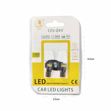 EJC Λάμπες Αυτοκινήτου 2016-12LED 12V-24 2τμχ ψυχρό φως – LED light