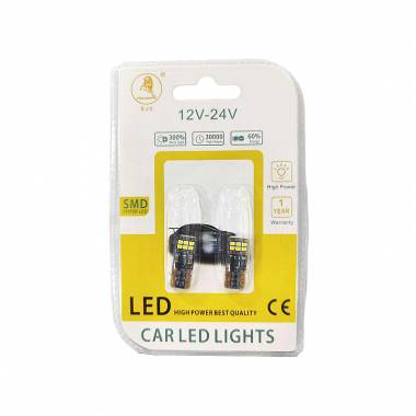 EJC Λάμπες Αυτοκινήτου 2016-12LED 12V-24 2τμχ ψυχρό φως – LED light