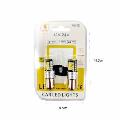 EJC Λάμπες Αυτοκινήτου 3014-60SMD-1156 12V-24 2τμχ ψυχρό φως – LED light