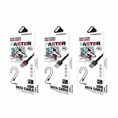 Treqa Καλώδιο φόρτισης USB Καλώδιο Type-C 2M CA-8563 - USB Cable Quick Charge