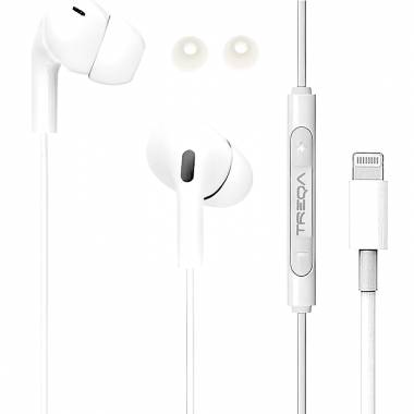Treqa Ενσύρματα Ακουστικά EP-756 με Βύσμα Lightning - In-ear Handsfree Bass Earphones Lightning
