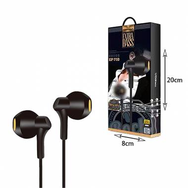Treqa Ενσύρματα Ακουστικά EP-710 - Earphones Earbuds Handsfree