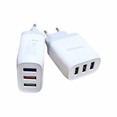 Treqa Γρήγορος φορτιστής 3.1Α Auto-ID CH-642 - Fast Charger Auto-ID