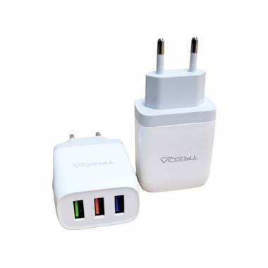 Treqa Γρήγορος φορτιστής 3.1Α Auto-ID CH-642 - Fast Charger Auto-ID